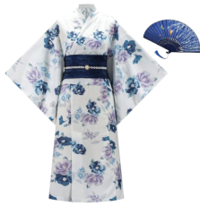 Blue Flower Kimono